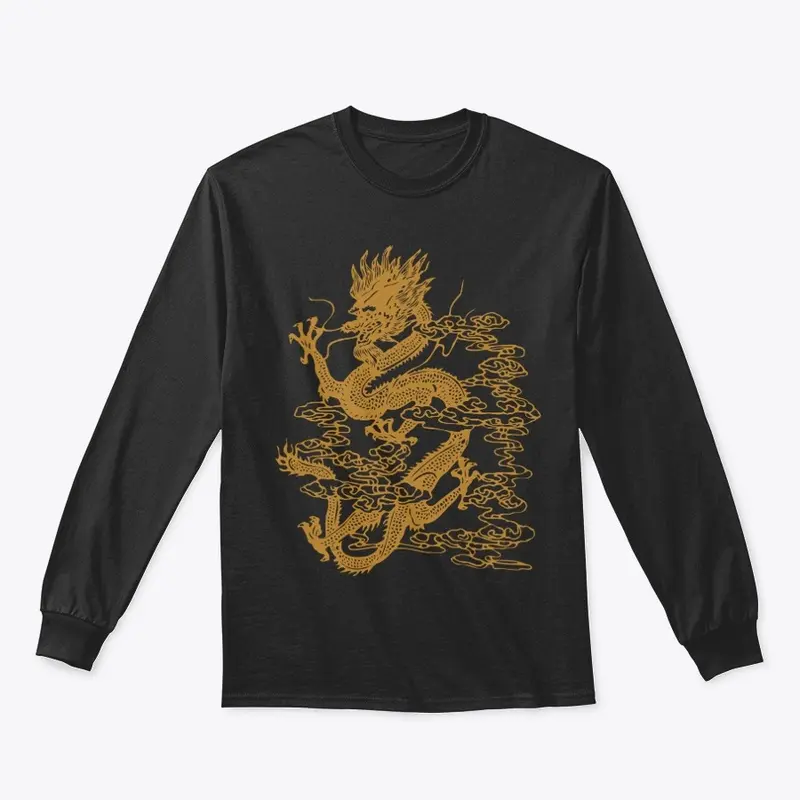 Gold Chinese Dragon